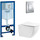 Инсталляция Grohe Rapid SL с подвесным безободковым унитазом BelBagno Carina - Инсталляция Grohe Rapid SL с подвесным безободковым унитазом BelBagno Carina фото