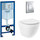 Инсталляция Grohe Rapid SL с подвесным безободковым унитазом BelBagno Amanda - Инсталляция Grohe Rapid SL с подвесным безободковым унитазом BelBagno Amanda фото