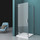 Душевое ограждение BelBagno 80х90 см KRAFT-AH-12-80/90-C-Cr-L, хром/прозрачное - Душевое ограждение BelBagno 80х90 см KRAFT-AH-12-80/90-C-Cr-L, хром/прозрачное фото