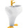 Раковина напольная детская Creavit Ducky 52 см DC052.00000 - Раковина напольная детская Creavit Ducky 52 см DC052.00000 фото