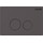 Кнопка смыва Creavit Terra GP9002.04, антрацит матовый - Кнопка смыва Creavit Terra GP9002.04, антрацит матовый фото
