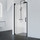 Душевая дверь BelBagno 90 см MARMI-B-1-90-C-NERO (стекло 8 мм) черный/прозрачное - Душевая дверь BelBagno 90 см MARMI-B-1-90-C-NERO (стекло 8 мм) черный/прозрачное фото