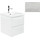 Тумба подвесная с раковиной BelBagno ALBANO-CER-500-2C-SO-RVB 50 см, Rovere Vintage Bianco, Цвет фасада: Rovere Vintage Bianco - Тумба подвесная с раковиной BelBagno ALBANO-CER-500-2C-SO-RVB 50 см, Rovere Vintage Bianco, Цвет фасада: Rovere Vintage Bianco фото