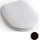 Сиденье с крышкой для унитаза White Ceramic Basic микролифт WC00S05SL, черный матовый - Сиденье с крышкой для унитаза White Ceramic Basic микролифт WC00S05SL, черный матовый фото