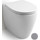 Унитаз приставной безободковый White Ceramic Basic W0201FM, серый матовый - Унитаз приставной безободковый White Ceramic Basic W0201FM, серый матовый фото