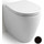 Унитаз приставной безободковый White Ceramic Basic W020105, черный матовый - Унитаз приставной безободковый White Ceramic Basic W020105, черный матовый фото