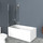 Шторка для ванны BelBagno 90 см UNO-V-1-90/150-C-Cr, хром/прозрачное - Шторка для ванны BelBagno 90 см UNO-V-1-90/150-C-Cr, хром/прозрачное фото
