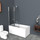 Шторка для ванны BelBagno 110 см UNO-V-2-110/150-C-Cr, хром/прозрачное - Шторка для ванны BelBagno 110 см UNO-V-2-110/150-C-Cr, хром/прозрачное фото
