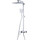 Душевая стойка Gappo Jacob G2407-30, белый/хром - Душевая стойка Gappo Jacob G2407-30, белый/хром фото