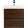 Тумба подвесная с раковиной BelBagno NEON-600-2C-SO-RS 60 см, Rovere Scuro - Тумба подвесная с раковиной BelBagno NEON-600-2C-SO-RS 60 см, Rovere Scuro фото