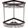 Полка угловая Lemark Jasmine LM6682ORB, черная бронза - Полка угловая Lemark Jasmine LM6682ORB, черная бронза фото