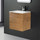 Тумба подвесная с раковиной BelBagno ETNA-500-1A-SO-RN-P-L 50 см, Rovere Nature, Цвет фасада: Rovere Nature - Тумба подвесная с раковиной BelBagno ETNA-500-1A-SO-RN-P-L 50 см, Rovere Nature, Цвет фасада: Rovere Nature фото
