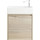 Тумба подвесная с раковиной BelBagno KRAFT MINI-500/260-1A-SO-RGB-R 50 см, Rovere Galifax Bianco - Тумба подвесная с раковиной BelBagno KRAFT MINI-500/260-1A-SO-RGB-R 50 см, Rovere Galifax Bianco фото