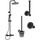 Промо-набор Ideal Standard Ceratherm BL7546S4, черный матовый - Промо-набор Ideal Standard Ceratherm BL7546S4, черный матовый фото