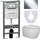 Инсталляция с подвесным унитазом ceramicanova Play Rimless CN3001_1001CH_1000 - Инсталляция с подвесным унитазом ceramicanova Play Rimless CN3001_1001CH_1000 фото