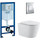 Инсталляция с подвесным унитазом комплект: Grohe Rapid SL 38772001 с подвесным унитазом Aquanet Rimless Atago 2.0 W LX-1905 сиденье микролифт, крепление, кнопка смыва хром - Инсталляция с подвесным унитазом комплект: Grohe Rapid SL 38772001 с подвесным унитазом Aquanet Rimless Atago 2.0 W LX-1905 сиденье микролифт, крепление, кнопка смыва хром фото