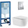 Инсталляция с подвесным унитазом комплект: Grohe Rapid SL 38772001 с подвесным унитазом Aquanet Smart W Rimless 276395 сиденье микролифт, крепление, кнопка смыва хром - Инсталляция с подвесным унитазом комплект: Grohe Rapid SL 38772001 с подвесным унитазом Aquanet Smart W Rimless 276395 сиденье микролифт, крепление, кнопка смыва хром фото