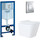 Инсталляция с подвесным унитазом комплект: Grohe Rapid SL 38772001 с подвесным безободковым унитазом Azario Teramo 0052 сиденье микролифт, крепление, кнопка смыва хром - Инсталляция с подвесным унитазом комплект: Grohe Rapid SL 38772001 с подвесным безободковым унитазом Azario Teramo 0052 сиденье микролифт, крепление, кнопка смыва хром фото