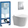 Инсталляция с подвесным унитазом комплект: Grohe Rapid SL 38772001 с подвесным безободковым унитазом Azario Nova AZ2217 сиденье микролифт, крепление, кнопка смыва хром - Инсталляция с подвесным унитазом комплект: Grohe Rapid SL 38772001 с подвесным безободковым унитазом Azario Nova AZ2217 сиденье микролифт, крепление, кнопка смыва хром фото