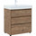 Тумба напольная с раковиной Aquanet Nova Lite 75 см 302474 (3 ящика) дуб рустикальный, Цвет фасада: тёмное дерево - Тумба напольная с раковиной Aquanet Nova Lite 75 см 302474 (3 ящика) дуб рустикальный, Цвет фасада: тёмное дерево фото