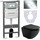 Инсталляция с подвесным унитазом ceramicanova Metropol Rimless CN4002MB_1001CH_1000 - Инсталляция с подвесным унитазом ceramicanova Metropol Rimless CN4002MB_1001CH_1000 фото