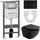 Инсталляция с подвесным унитазом ceramicanova Metropol Rimless CN4002MB_1002B_1000 - Инсталляция с подвесным унитазом ceramicanova Metropol Rimless CN4002MB_1002B_1000 фото