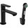 Смеситель для раковины с лейкой для биде Hansgrohe Rebris S 72215670, черный матовый - Смеситель для раковины с лейкой для биде Hansgrohe Rebris S 72215670, черный матовый фото