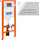 Инсталляция для унитаза BelBagno BB002-80/BB005-PR-CHROME (кнопка Prospero, цвет хром глянцевый) - Инсталляция для унитаза BelBagno BB002-80/BB005-PR-CHROME (кнопка Prospero, цвет хром глянцевый) фото