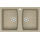 Кухонная мойка Azario Elmas CS00078334, песочный, Цвет производителя: песочный - Кухонная мойка Azario Elmas CS00078334, песочный, Цвет производителя: песочный фото