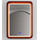 Зеркало Abber Kristall 55 см AT6701Opal, красный - Зеркало Abber Kristall 55 см AT6701Opal, красный фото