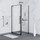 Душевое ограждение RGW SV-43-1B 80x90 см 063243189-014, чёрный/прозрачное - Душевое ограждение RGW SV-43-1B 80x90 см 063243189-014, чёрный/прозрачное фото