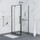 Душевое ограждение RGW SV-44-1B 100x90 см 063244109-014, чёрный/прозрачное - Душевое ограждение RGW SV-44-1B 100x90 см 063244109-014, чёрный/прозрачное фото
