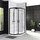Душевое ограждение BelBagno 90x90 см UNO-195-P-2-90-C-NERO, черный/прозрачное - Душевое ограждение BelBagno 90x90 см UNO-195-P-2-90-C-NERO, черный/прозрачное фото
