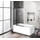 Шторка для ванны BelBagno 100 см UNO-V-11-100/150-C-NERO, черный/прозрачное - Шторка для ванны BelBagno 100 см UNO-V-11-100/150-C-NERO, черный/прозрачное фото
