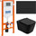 Инсталляция с подвесным безободковым унитазом BelBagno Ardente-C BB3202CHR-MB/BB3202SC-MB/BB002-80/BB007-PR-NERO.M (кнопка смыва Sfera, черный матовый) - Инсталляция с подвесным безободковым унитазом BelBagno Ardente-C BB3202CHR-MB/BB3202SC-MB/BB002-80/BB007-PR-NERO.M (кнопка смыва Sfera, черный матовый) фото