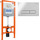 Инсталляция для унитаза BelBagno BB001-120/BB005-PR-CHROME (кнопка Prospero, цвет хром) - Инсталляция для унитаза BelBagno BB001-120/BB005-PR-CHROME (кнопка Prospero, цвет хром) фото