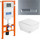 Инсталляция BelBagno BB002-80 с подвесным безободковым унитазом Cezares Cadro CZR-4823-CHR/CZR4823SC/BB002-80/BB011-MR-CHROME.M (кнопка смыва Marmi, хром матовый) - Инсталляция BelBagno BB002-80 с подвесным безободковым унитазом Cezares Cadro CZR-4823-CHR/CZR4823SC/BB002-80/BB011-MR-CHROME.M (кнопка смыва Marmi, хром матовый) фото