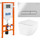 Инсталляция с подвесным безободковым унитазом BelBagno Uno BB3105CHR/SC/BB002-80/BB005-PR-CHROME (кнопка смыва Prospero, хром) - Инсталляция с подвесным безободковым унитазом BelBagno Uno BB3105CHR/SC/BB002-80/BB005-PR-CHROME (кнопка смыва Prospero, хром) фото