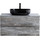 Тумба подвесная со столешницей Cezares MOLVENO 46-80-2C-SO-LG 80 см, Legno Grigio/Marmo Grigio Lucido - Тумба подвесная со столешницей Cezares MOLVENO 46-80-2C-SO-LG 80 см, Legno Grigio/Marmo Grigio Lucido фото