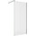 Душевая перегородка Alex Baitler 100x200 см AB29100S1 (стекло 8 мм) с кронштейном в комплекте, хром/розрачное - Душевая перегородка Alex Baitler 100x200 см AB29100S1 (стекло 8 мм) с кронштейном в комплекте, хром/розрачное фото