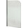 Шторка для ванны Loranto SW-L1485 85х140 см, хром/прозрачное/узор - Шторка для ванны Loranto SW-L1485 85х140 см, хром/прозрачное/узор фото