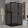 Душевое ограждение Ambassador Intense 120x110 см 110022201IBB-110IBB (стекло 8 мм) чёрный/тонированное - Душевое ограждение Ambassador Intense 120x110 см 110022201IBB-110IBB (стекло 8 мм) чёрный/тонированное фото