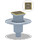 Трап Bronze de Luxe 10x10 см 21975-5902, дизайн-решетка цветок - Трап Bronze de Luxe 10x10 см 21975-5902, дизайн-решетка цветок фото