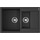 Кухонная мойка Omoikiri Daisen 78-2T BL 4993535, чёрный, Цвет производителя: чёрный - Кухонная мойка Omoikiri Daisen 78-2T BL 4993535, чёрный, Цвет производителя: чёрный фото