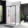 Душевое ограждение BelBagno 120x80 см UNO-195-AH-1-120/80-C-NERO, черный/прозрачное - Душевое ограждение BelBagno 120x80 см UNO-195-AH-1-120/80-C-NERO, черный/прозрачное фото
