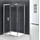 Душевое ограждение BelBagno 100x80 см UNO-195-AH-1-100/80-C-Cr, хром/прозрачное - Душевое ограждение BelBagno 100x80 см UNO-195-AH-1-100/80-C-Cr, хром/прозрачное фото
