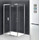 Душевое ограждение BelBagno 120x90 см UNO-195-AH-1-120/90-C-Cr, хром/прозрачное - Душевое ограждение BelBagno 120x90 см UNO-195-AH-1-120/90-C-Cr, хром/прозрачное фото