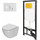 Инсталляция Oli 80 Eco с подвесным безободковым унитазом Point Афина 886914SIOO+PN41041 - Инсталляция Oli 80 Eco с подвесным безободковым унитазом Point Афина 886914SIOO+PN41041 фото