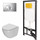 Инсталляция Oli 80 Eco с подвесным безободковым унитазом Point Афина 886914GBOO+PN41041 - Инсталляция Oli 80 Eco с подвесным безободковым унитазом Point Афина 886914GBOO+PN41041 фото