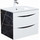 Тумба подвесная с раковиной Iddis Cloud 60 см CLO60B0i95K, черный мрамор/белый матовый - Тумба подвесная с раковиной Iddis Cloud 60 см CLO60B0i95K, черный мрамор/белый матовый фото